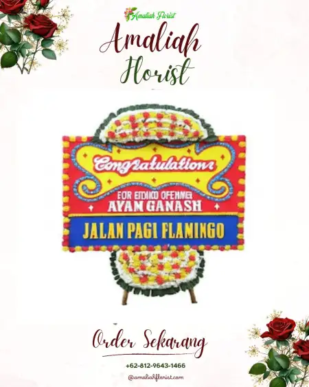 Sewa Papan Bunga Karangmaja